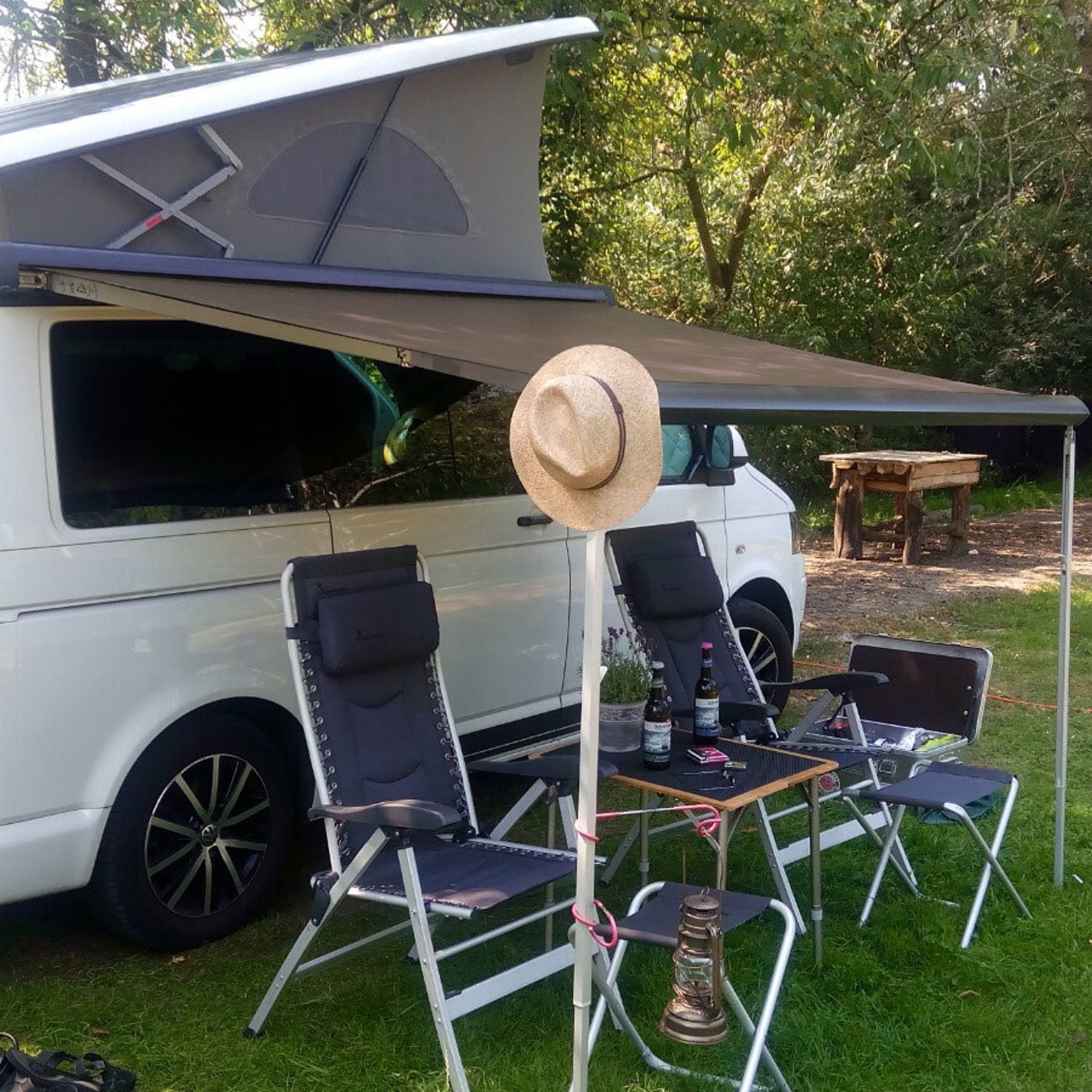 Toile de store VW T5/T6 - mate taupe