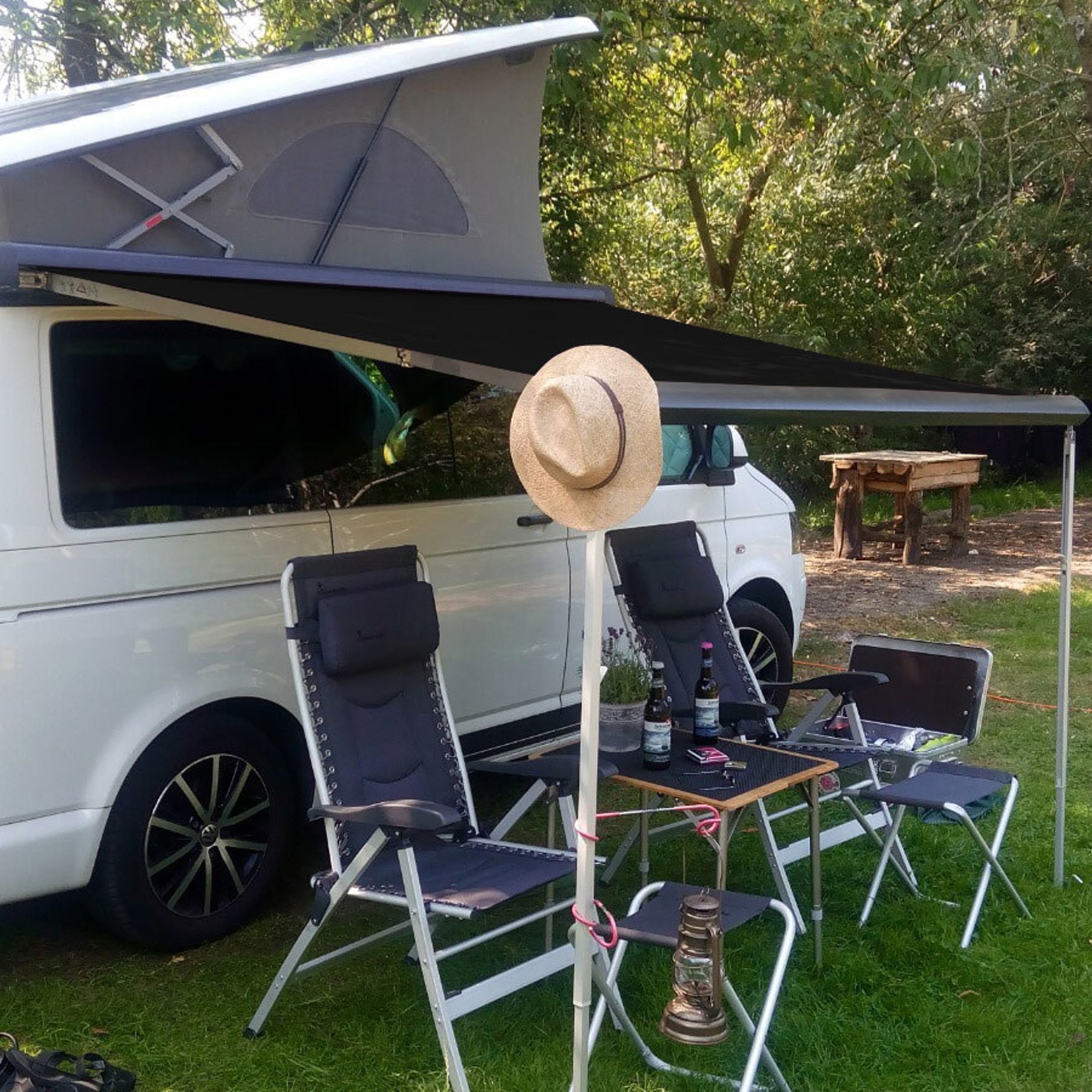 Toile de store VW T5/T6 – mate noir